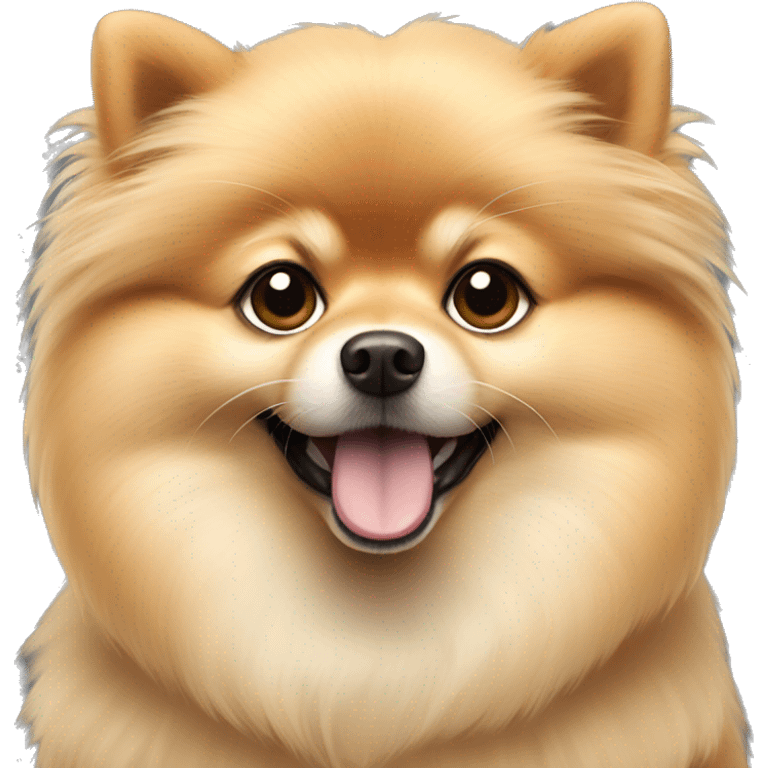 Beige Pomeranian emoji