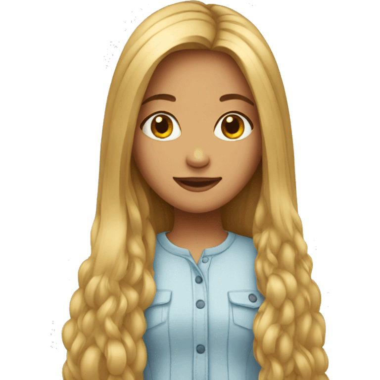 girl with long hairs   emoji