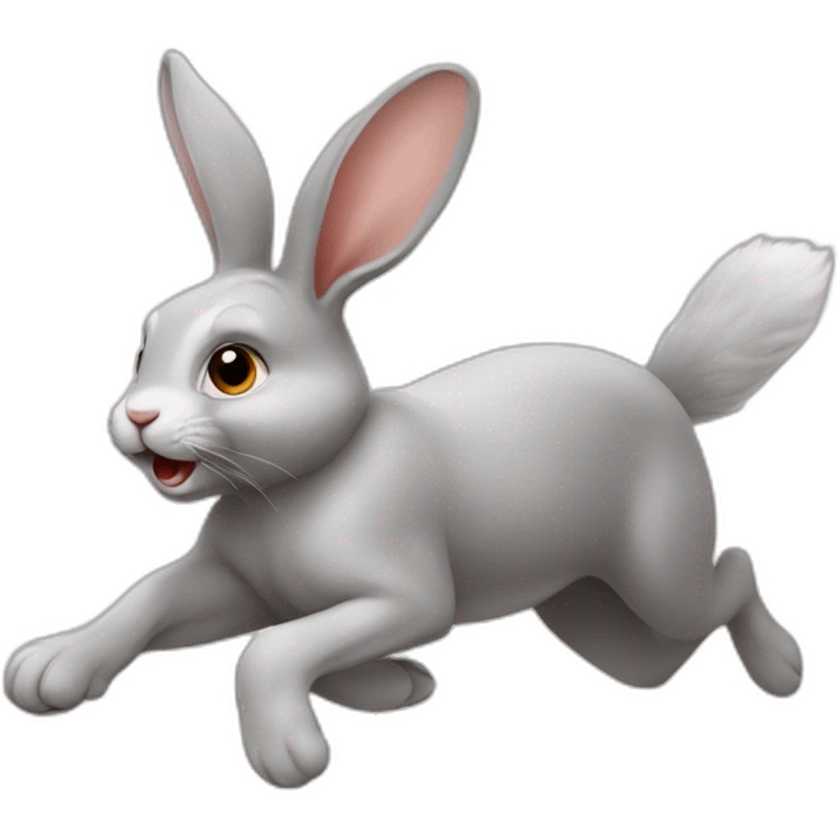 rabbit running emoji