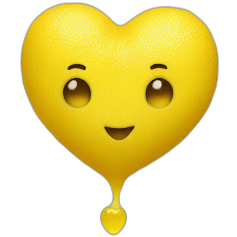 Lemon heart  emoji