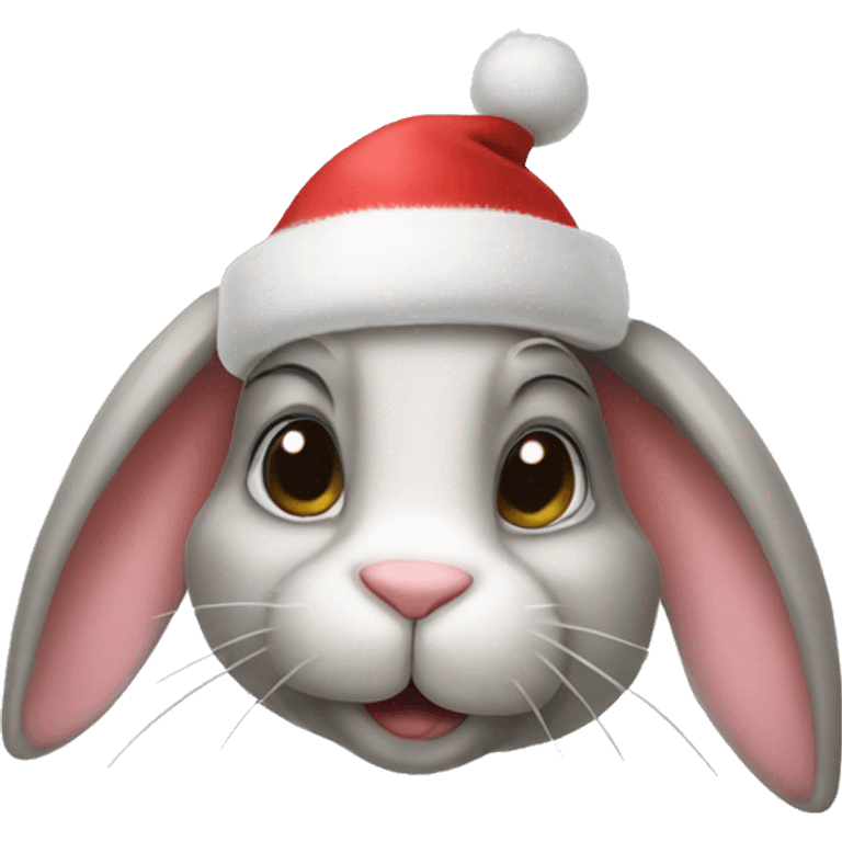 Christmas bunny  emoji