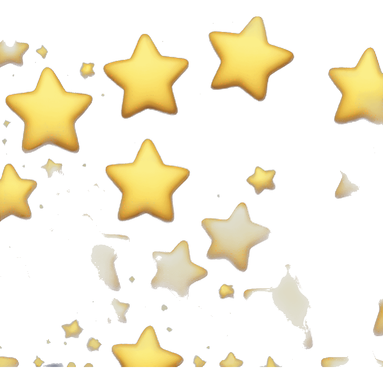 Sparkly stars emoji