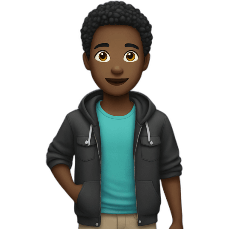 Black boy emoji