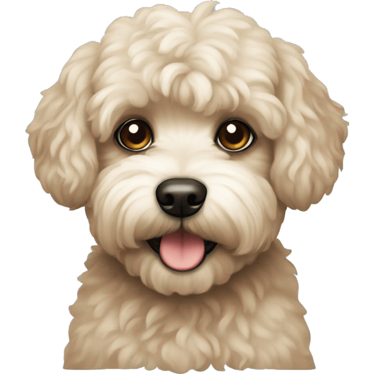 Maltipoo dog  emoji