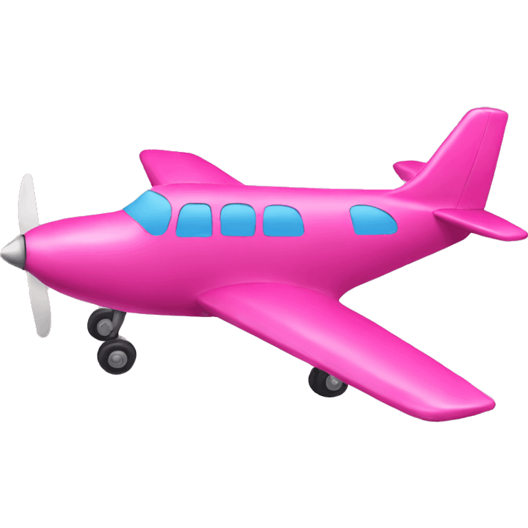 pink plane emoji