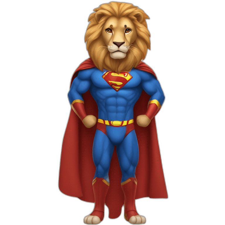 lion superman emoji