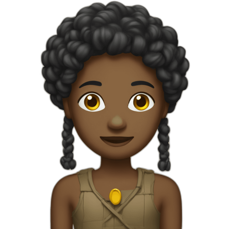 Métisse camerounais avec locks emoji