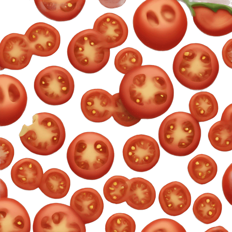 tomato with holes like an emmental cheese emoji