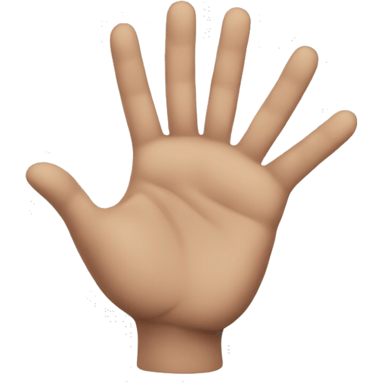 a hand with six fingers emoji