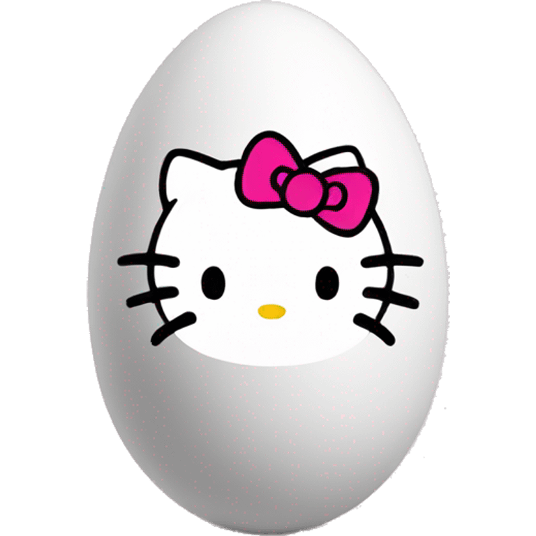 Hello kitty eggs  emoji