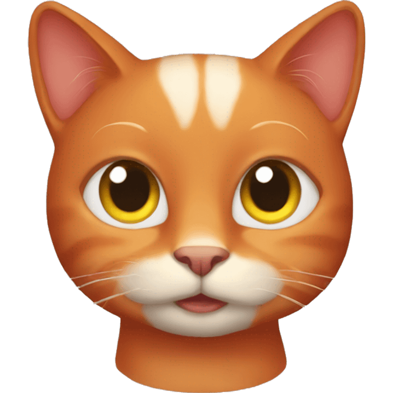 Red cat  emoji