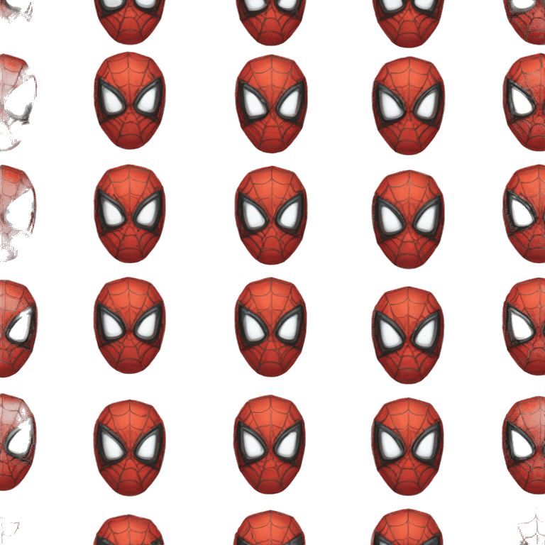 Spiderman mask emoji