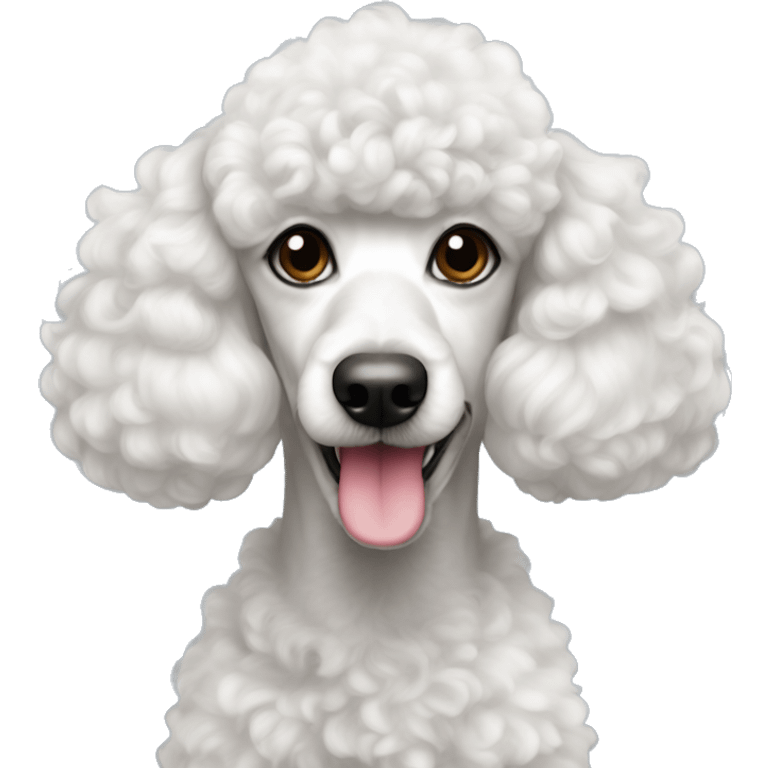 Kurdeleli Poodle  emoji