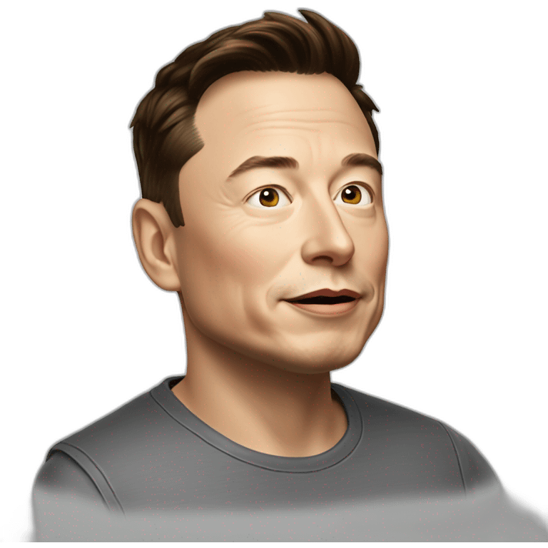 Elon musk enojado emoji