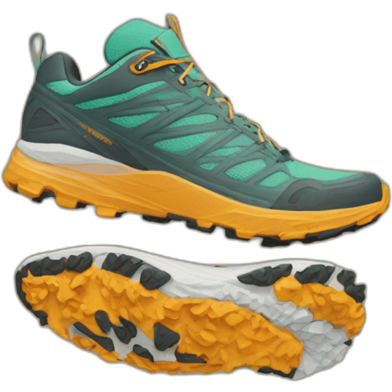 Trailrunning shoe  emoji