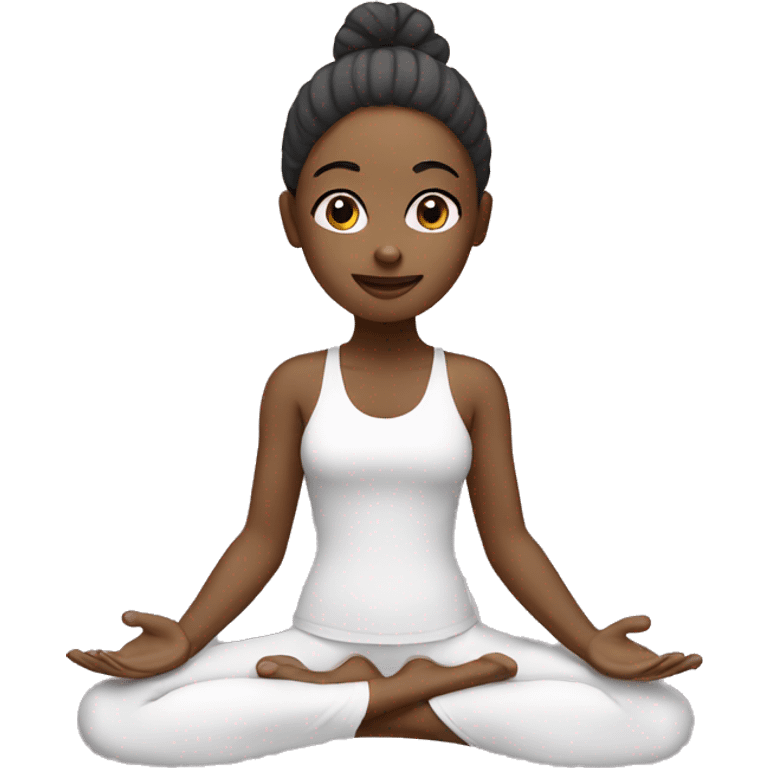 Yoga girl emoji