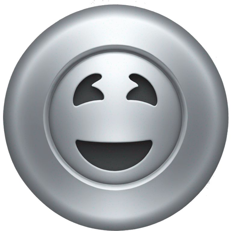 silver circle emoji