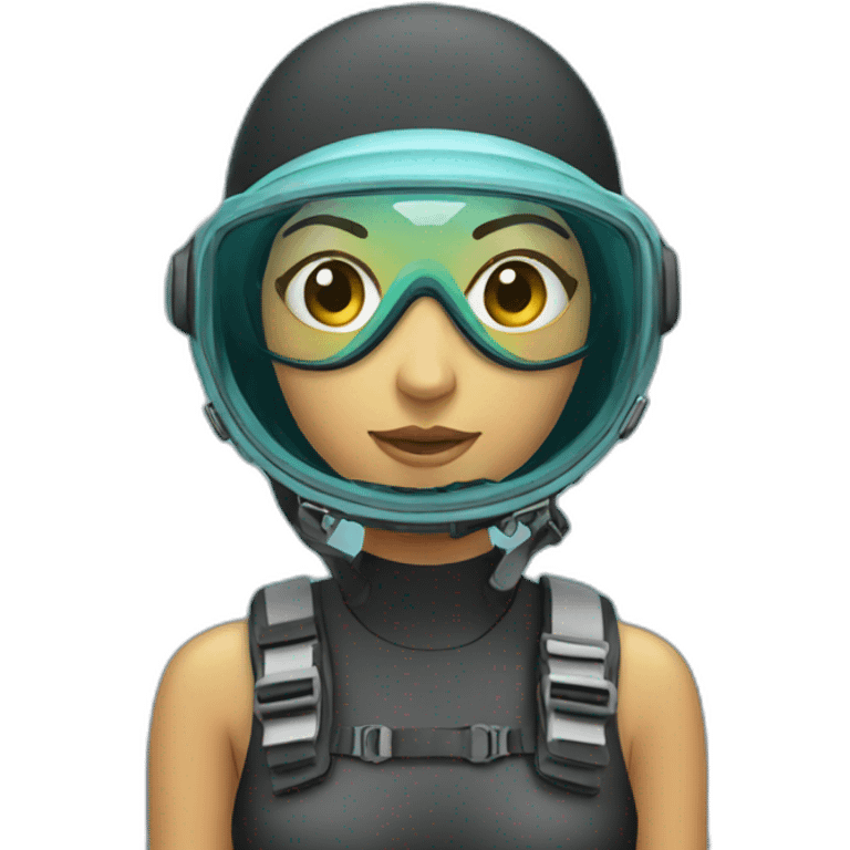 underwater divers woman emoji