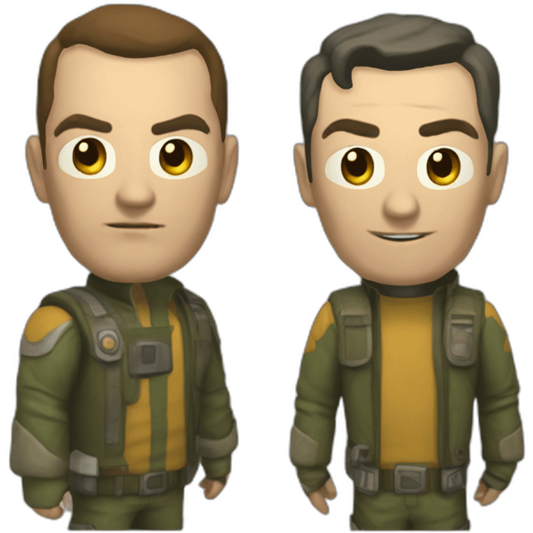 peter griffith and mike hawk from quake 4 emoji