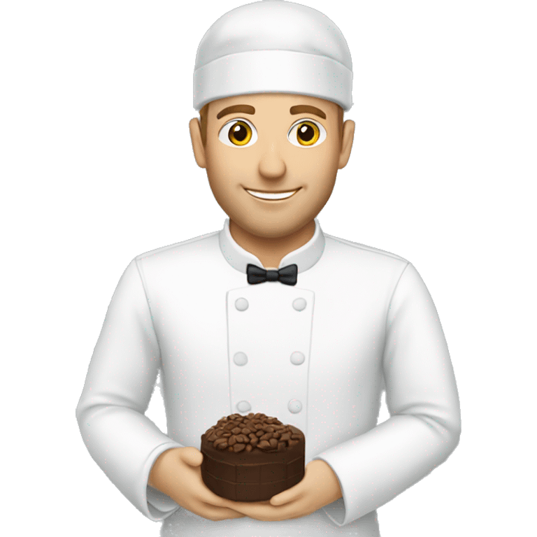 White male Wedding chocolatier emoji