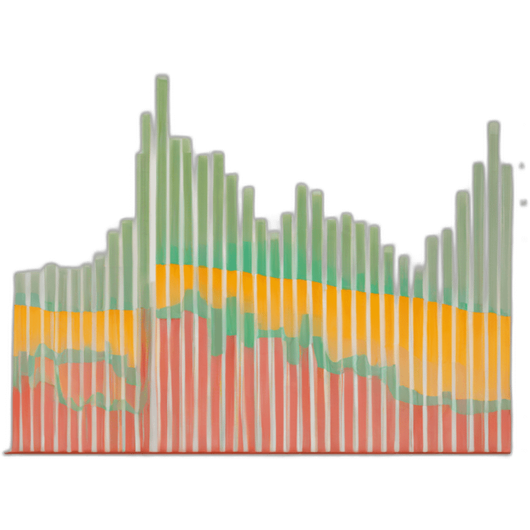 bar graph showing data insights emoji