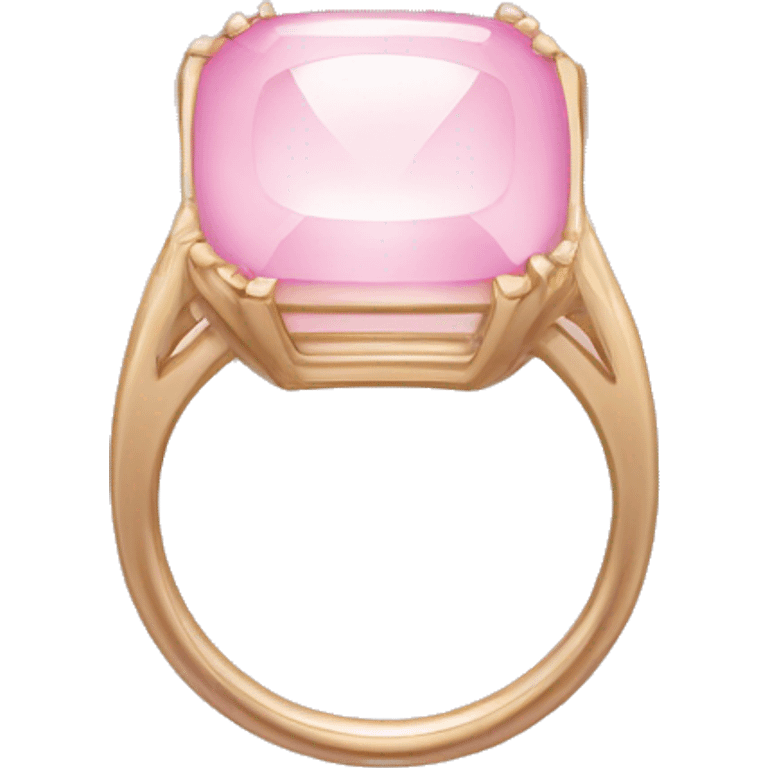 Light pink ring emoji