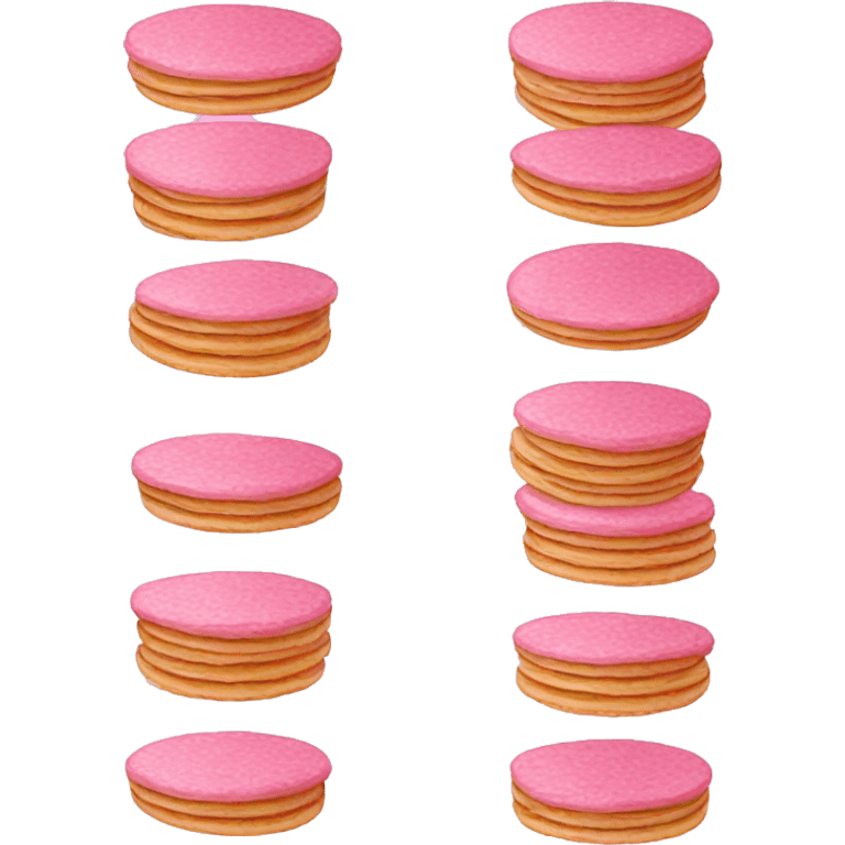 Pink pancakes emoji