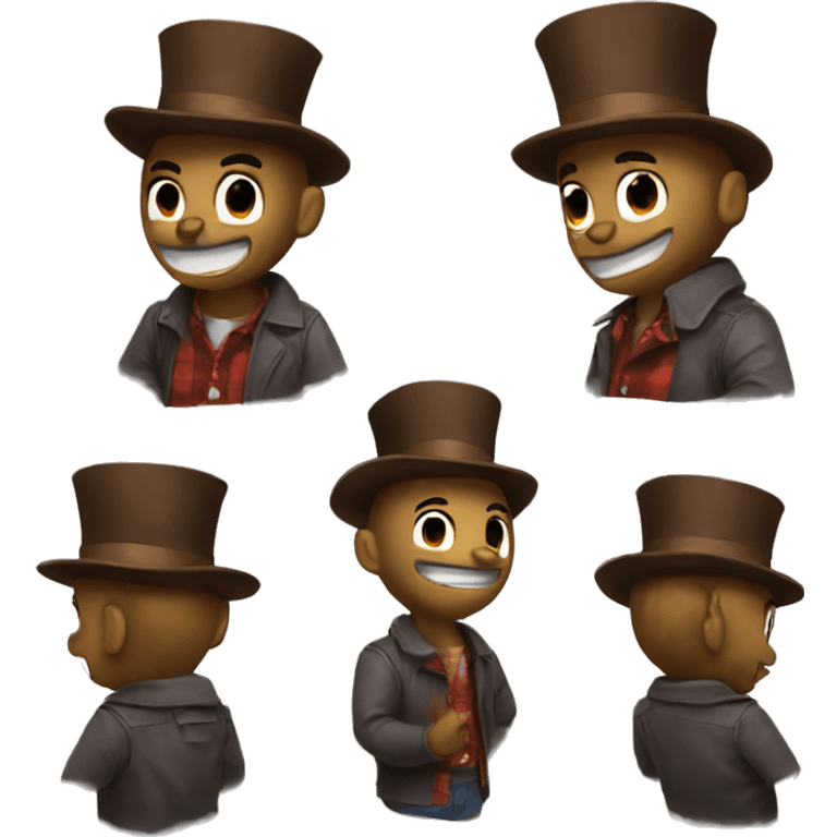 Rainbw Freddy Fazbear emoji