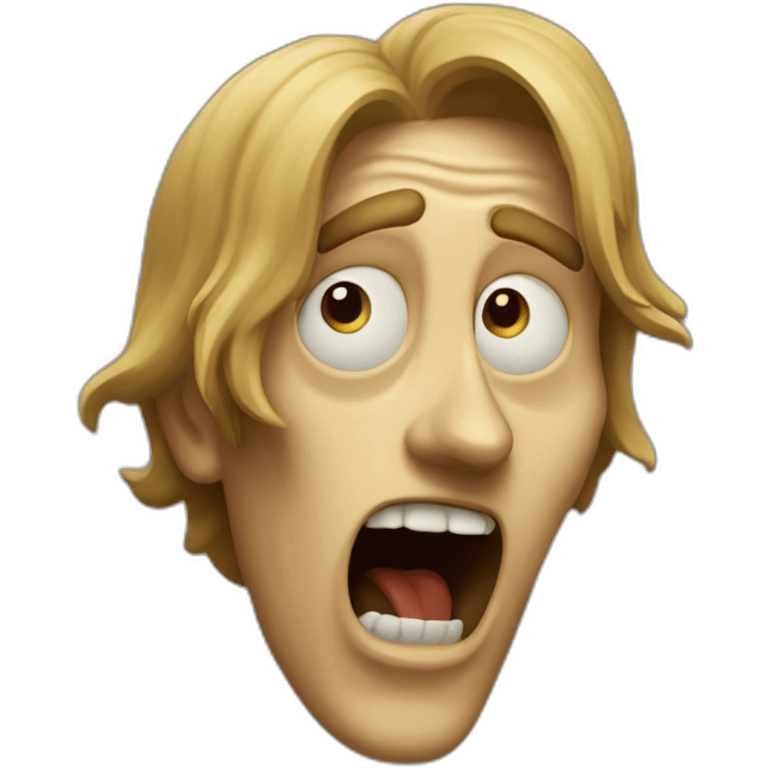 Edvard punch’s The scream emoji