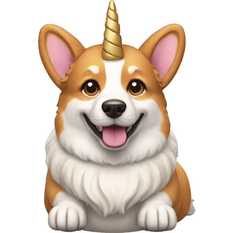 corgi unicorn emoji