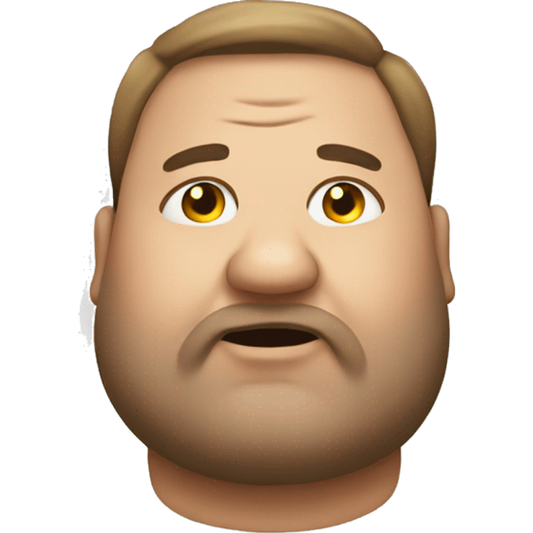 Fat man emoji