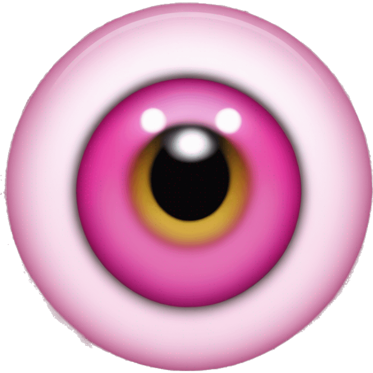 pink evil eye emoji