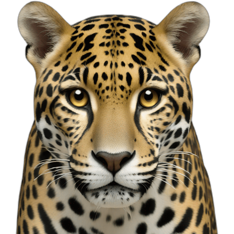 Type F jaguar black emoji