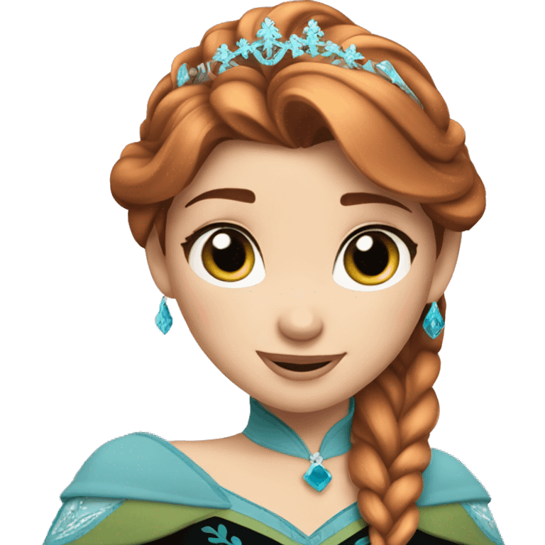 Princess Anna frozen emoji