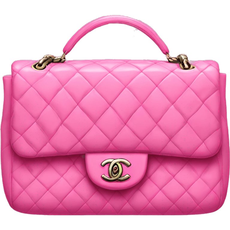 pink chanel bag emoji