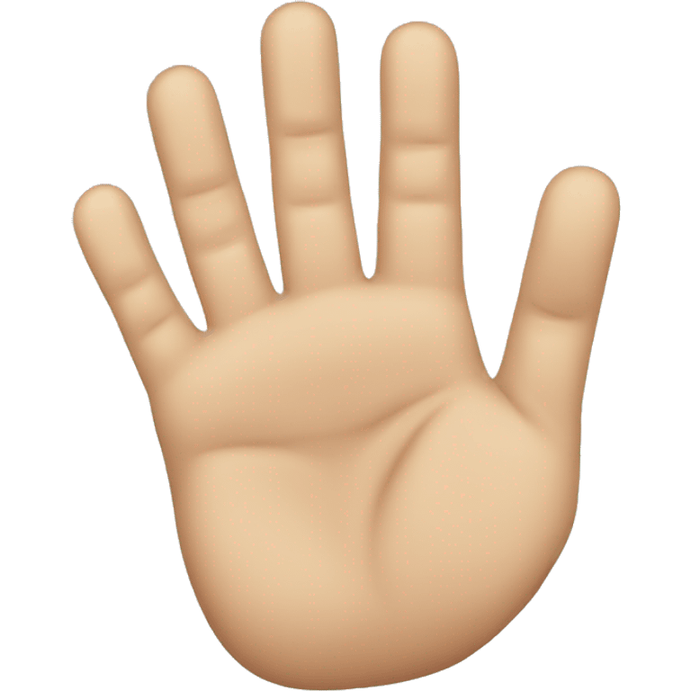 five fingers emoji