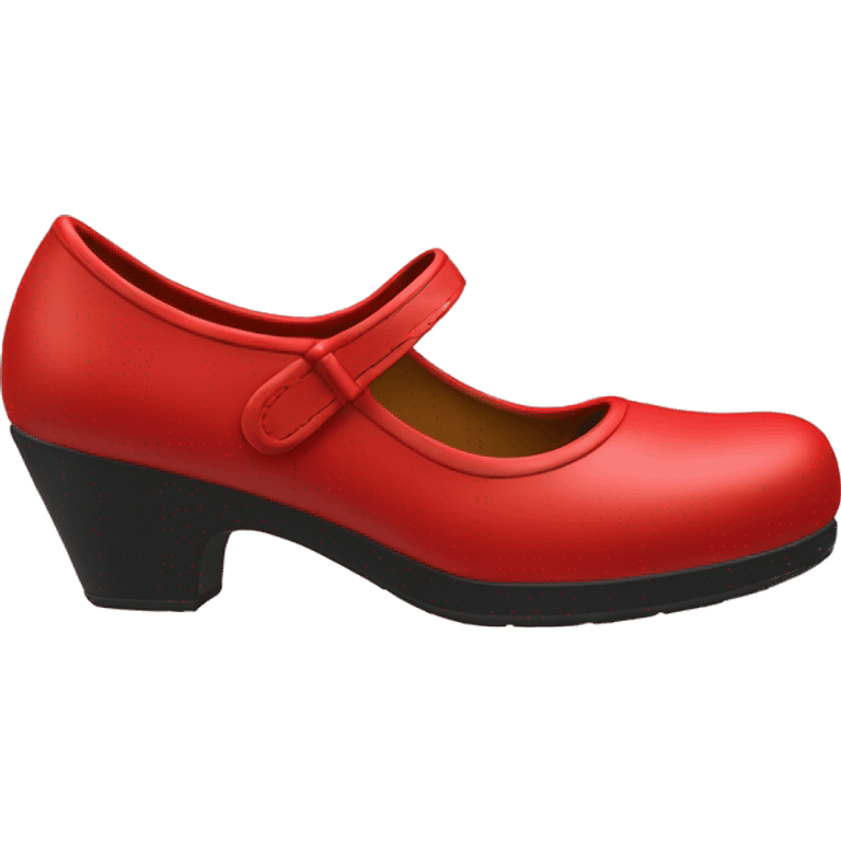 red carel alice mary jane shoe emoji