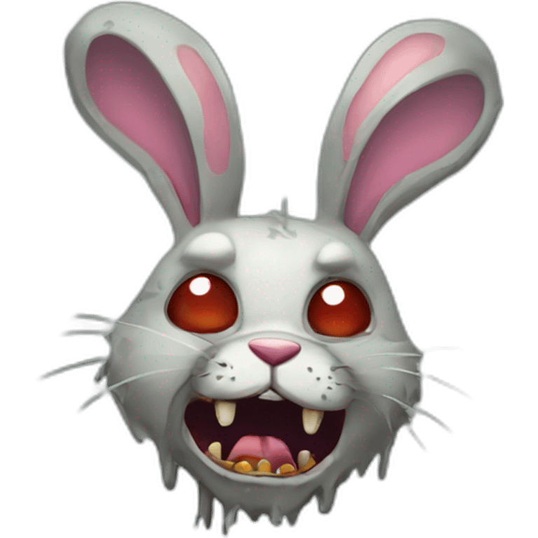 zombie-rabbit emoji