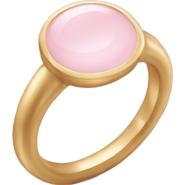 pale pink ring emoji