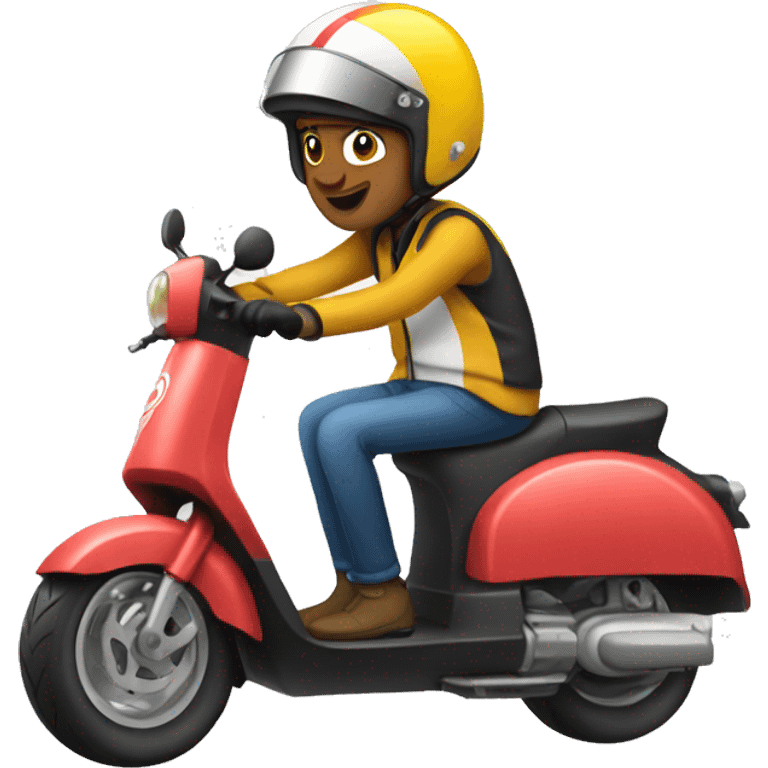 scooter racer emoji