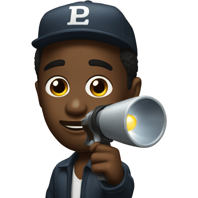 p diddy holding a flashlight  emoji