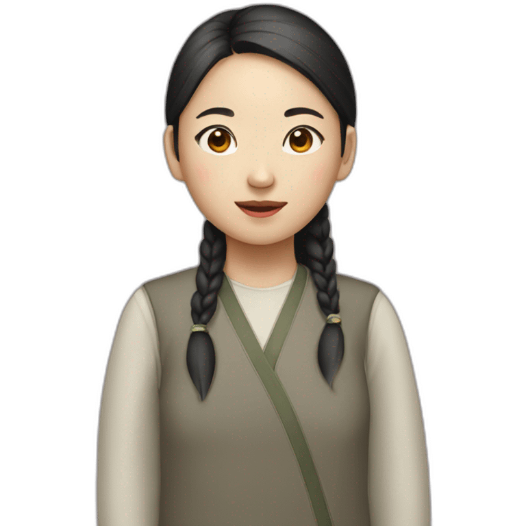 Chinese girl emoji