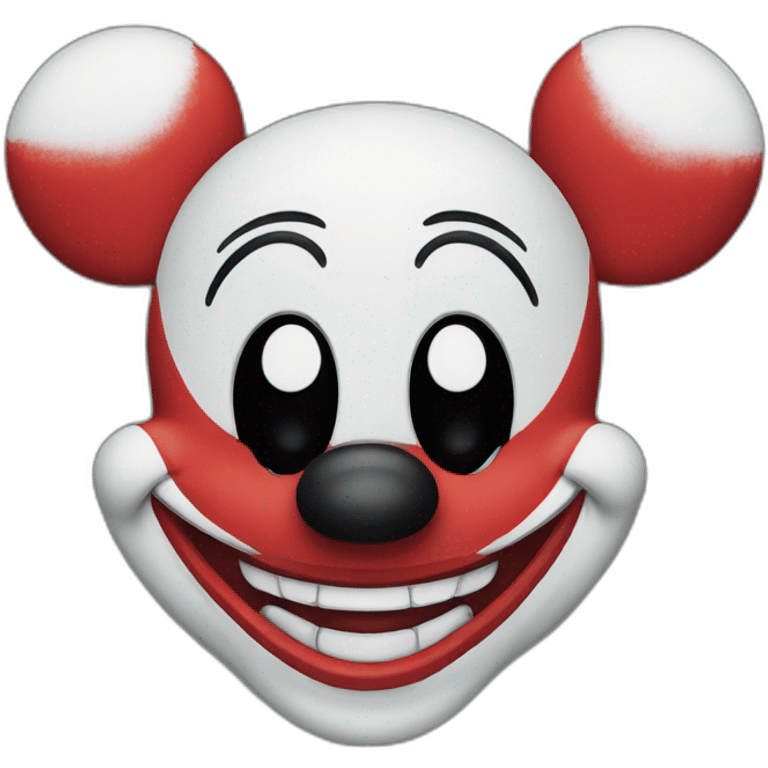 mickey mouse clown emoji