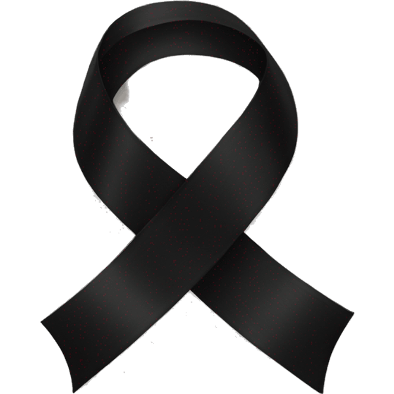 Black ribbon emoji