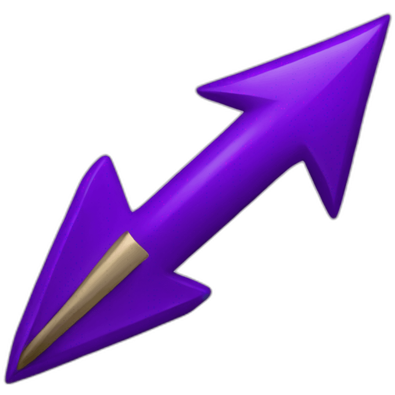 Purple Arrow emoji