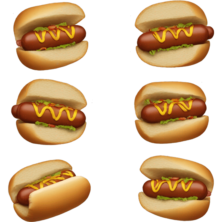 Eat hotdogs  emoji