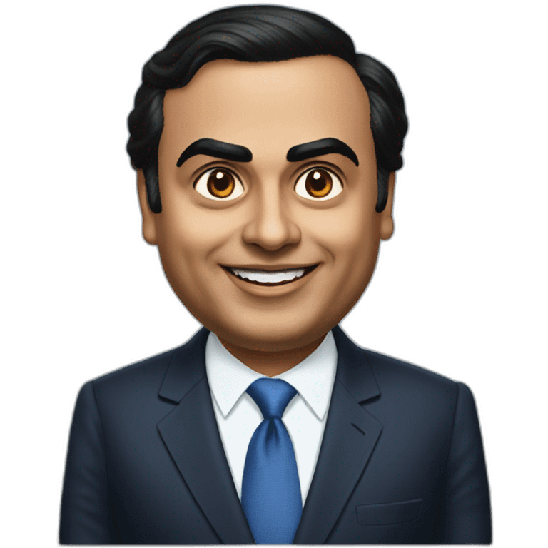 Mukesh Ambani on call emoji