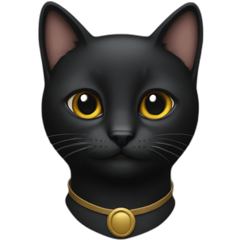 Gato negro emoji