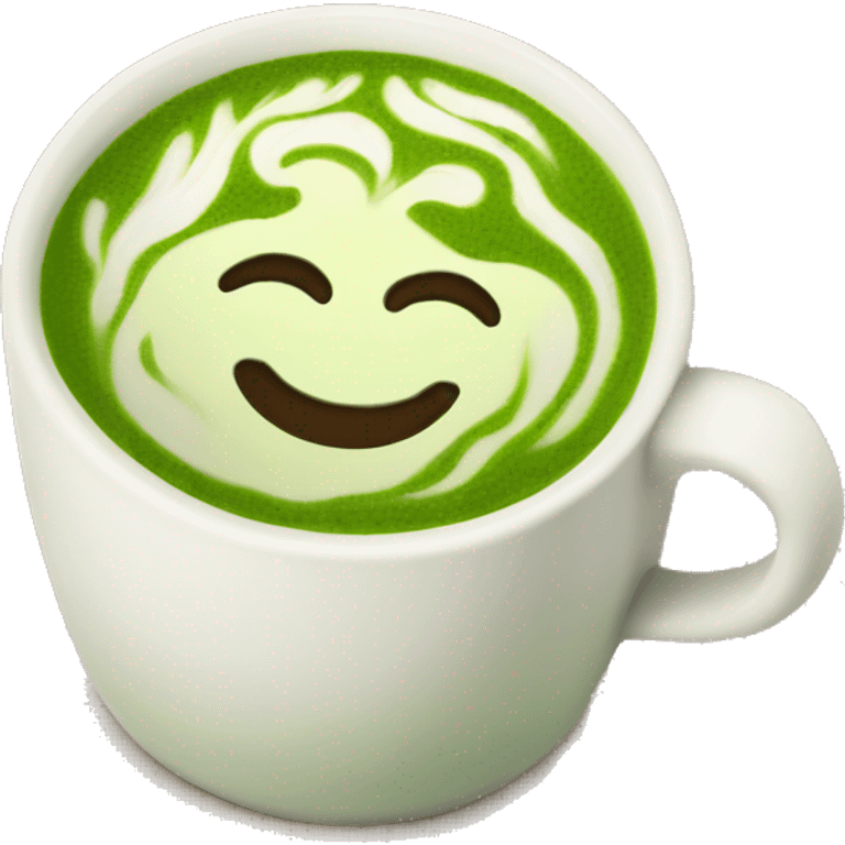 Matcha latte  emoji