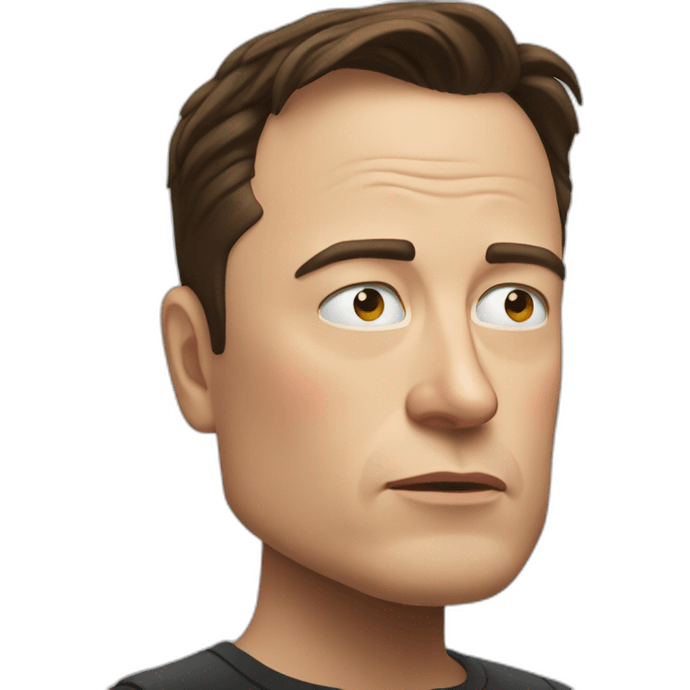 elon musk triste emoji